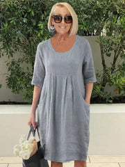 Bridget | Locker sitzendes Kleid mit Taschen