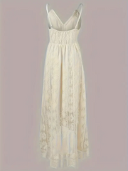 Margot | Lace Boho Midi Dress