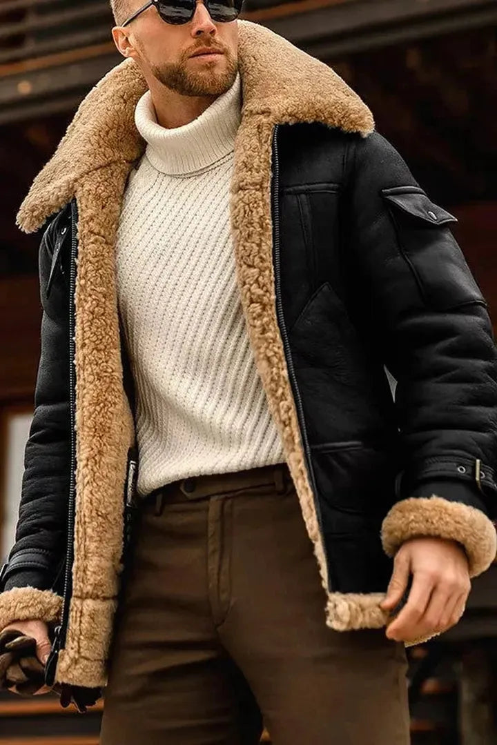 Stylische Winterjacke Für Herren | Reißverschluss