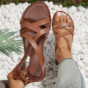 Heidi-Mode | Leichte Sandalen für Damen mit Kreuzverschluss