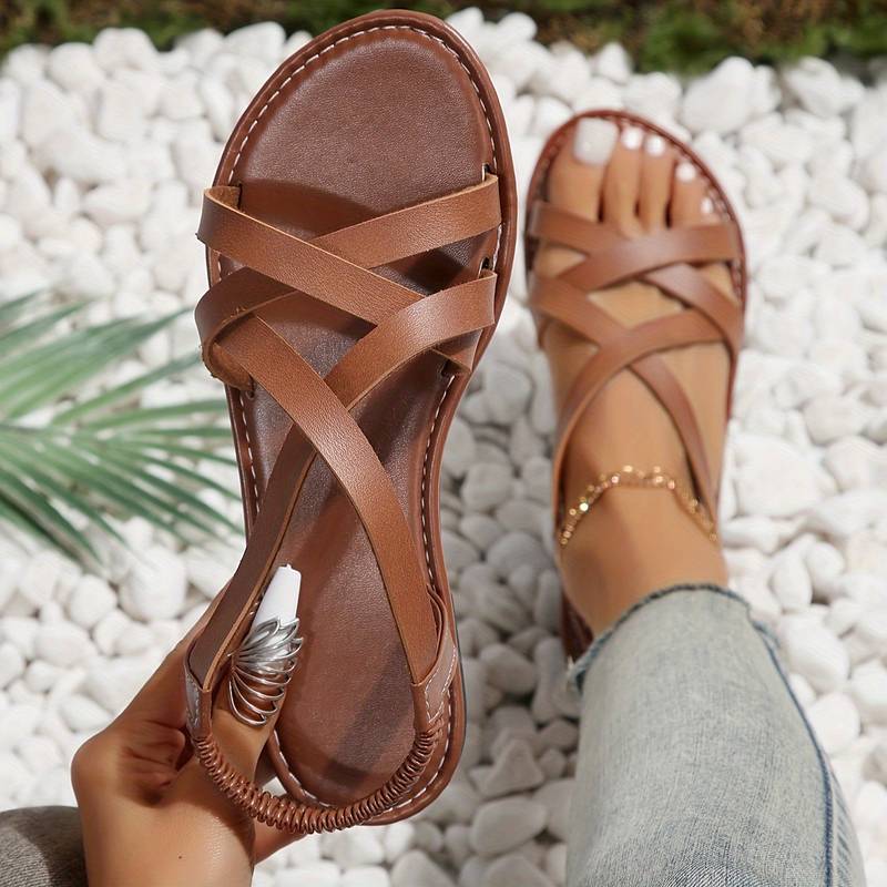 Heidi-Mode | Leichte Sandalen für Damen mit Kreuzverschluss