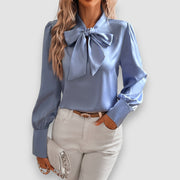Lilly | Bluse mit Krawattenausschnitt