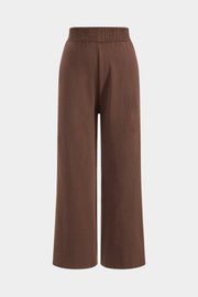 Elara | Elegantes Strick-Set mit Cape & Wide-Leg-Hose