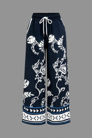 Zahara | Boho-Zweiteiler mit Bluse & Weitbein-Hose