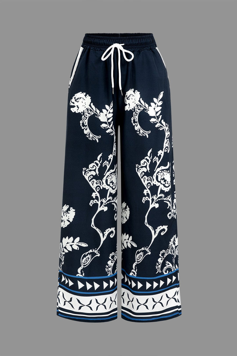 Zahara | Boho-Zweiteiler mit Bluse & Weitbein-Hose