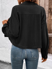 Nichola – Langärmelige Jacke Mit Knopfleiste