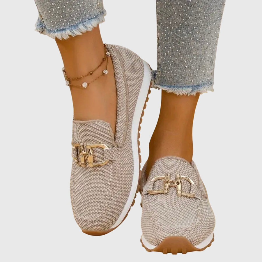 Sarah | Damen Frühlings Lässige Slip-On Loafer Schuhe