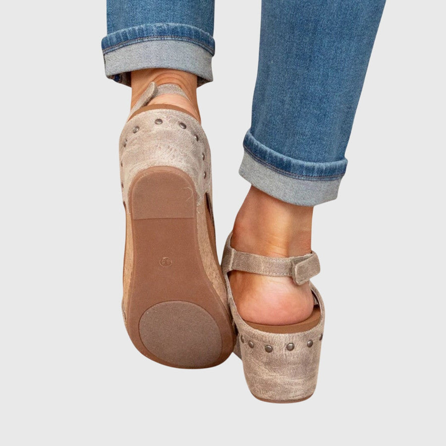 Greta | Damen Orthopädische Plattform Sandalen