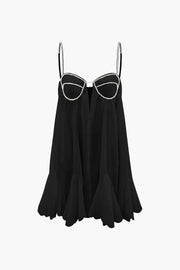 Sophia | Glamouröses Mini-Kleid mit Kristall-Trägern – Feminin & stilvoll für besondere Anlässe
