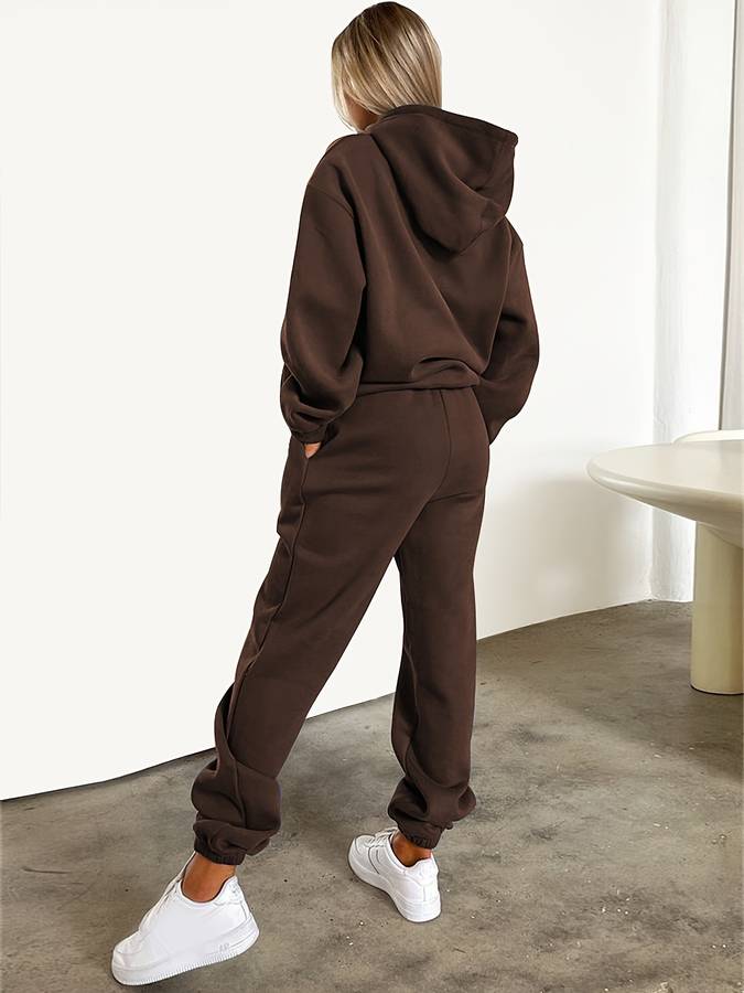 Zweiteiliges Hausanzug-Set Für Damen | Langarm