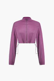 Naya | Sportliches Zweiteiler-Set mit Cropped-Jacke & Leggings