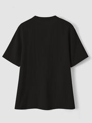 Sharron – Elegante Blusa V-Ausschnitt Mit Knopf