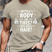 Hairy – Stylisches T-Hemd Mit Kurzen Ärmeln