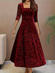 Marlene | Samtkleid Damen elegant & stylisch für Urlaub