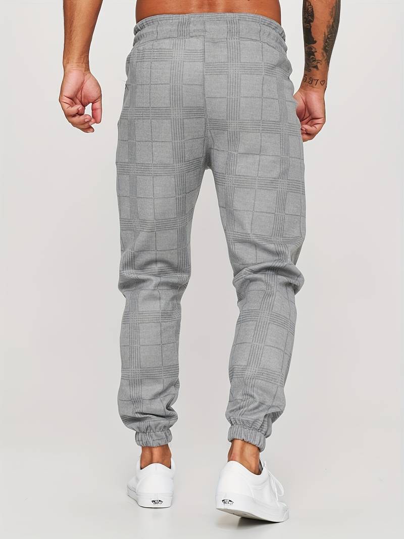 Hose Herren | Jogginghose Mit Karomuster