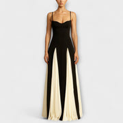 Ember - Klassisches A-Linien Maxikleid mit Tüll-Details