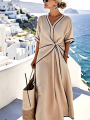 Rachelle – Elegantes Langes Sommerkleid