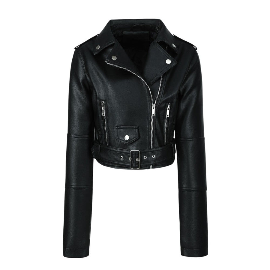 Kaya | Leder Langarm Jacke
