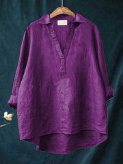 ANDREA | ELEGANTE SOMMERBLUSE AUS LEINEN