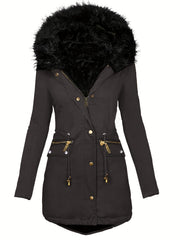 Damen Freizeit Winter Parka | Mit Kapuze