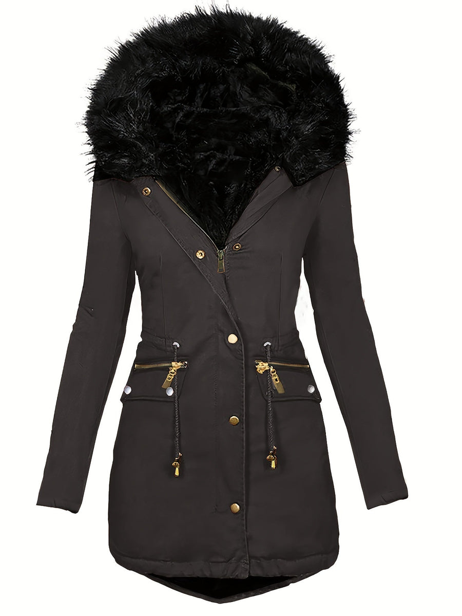 Damen Freizeit Winter Parka | Mit Kapuze