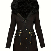 Damen Freizeit Winter Parka | Mit Kapuze