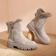 Federica - warme fleecestiefel mit baumwollfutter