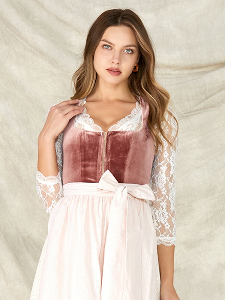 Florence | Damen Dirndl Kleid – Elegantes Trachtenkleid für Oktoberfest & Volksfeste 2026