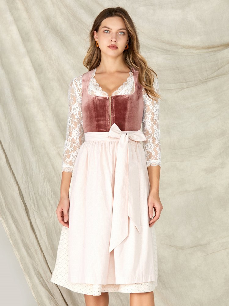 Florence | Damen Dirndl Kleid – Elegantes Trachtenkleid für Oktoberfest & Volksfeste 2026