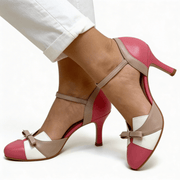 Formelle High Heels Mit Schleife Und Knöchelriemen