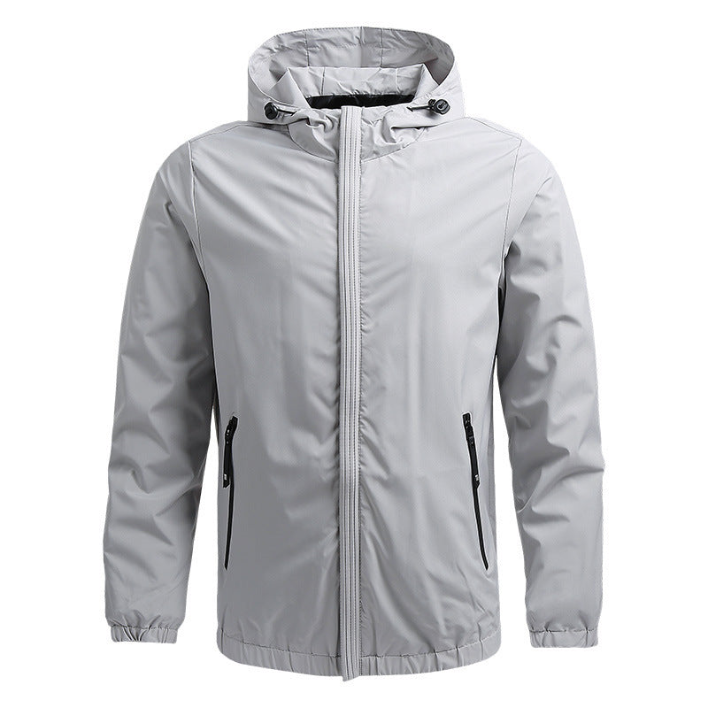 Oleg – Langärmelige Kapuzen Jacke Mit Reißverschluss