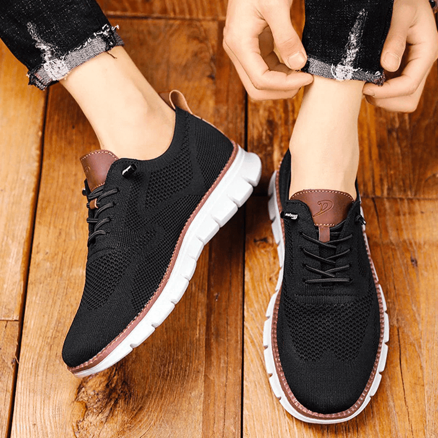 Leichte und atmungsaktive elegante Sneakers für Männer mit Anti-Rutsch-Design