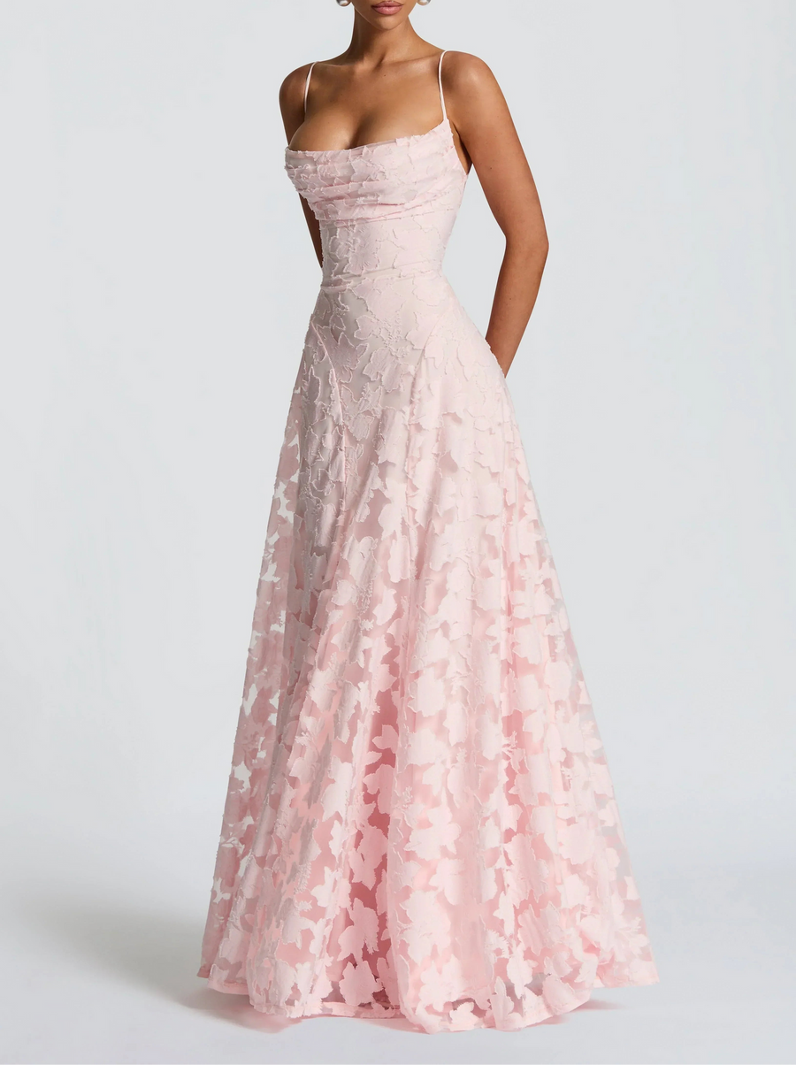 Alonah - Elegantes Fließendes Maxi Kleid