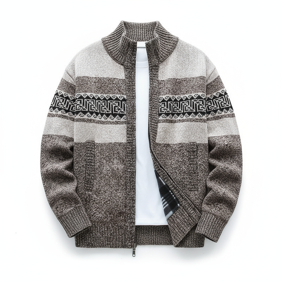 Matthew | Zip-Up Vintage Cardigan