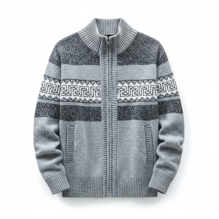 Matthew | Zip-Up Vintage Cardigan
