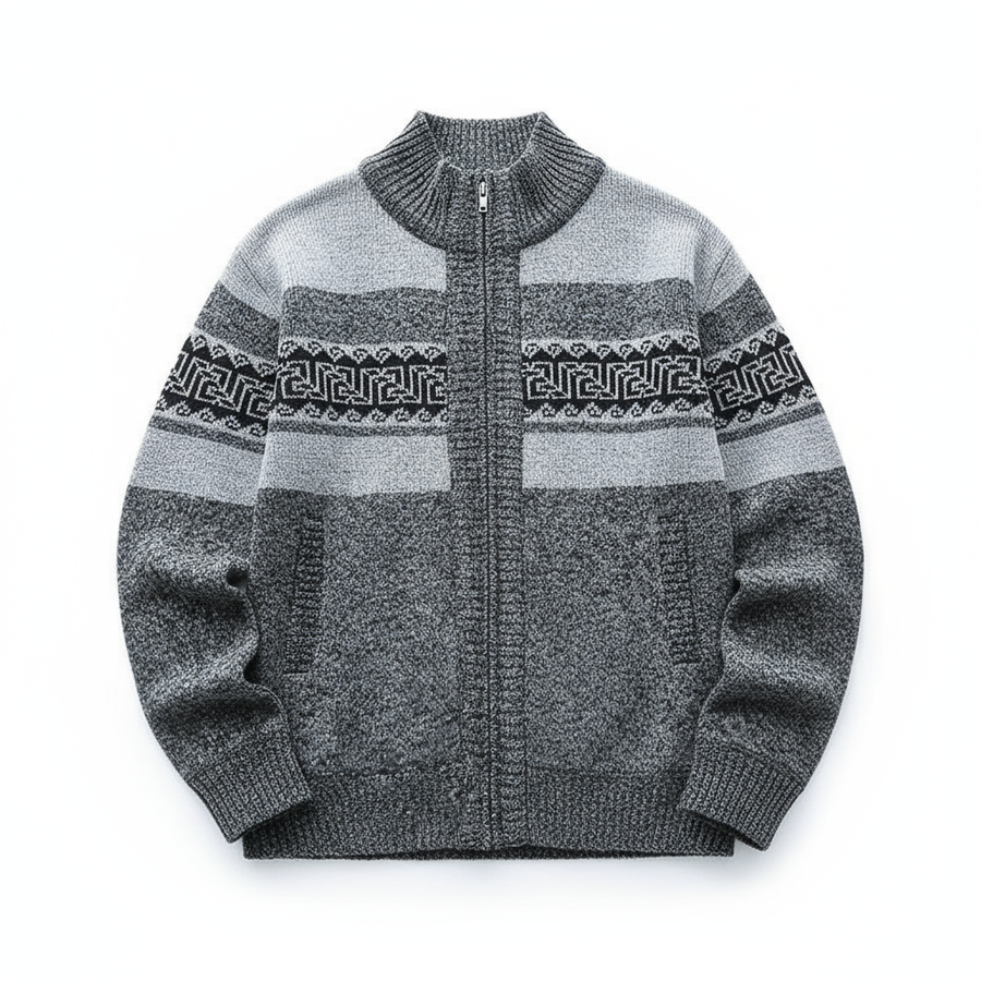Matthew | Zip-Up Vintage Cardigan