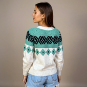 Allison | Vintage Isländische Strickjacke
