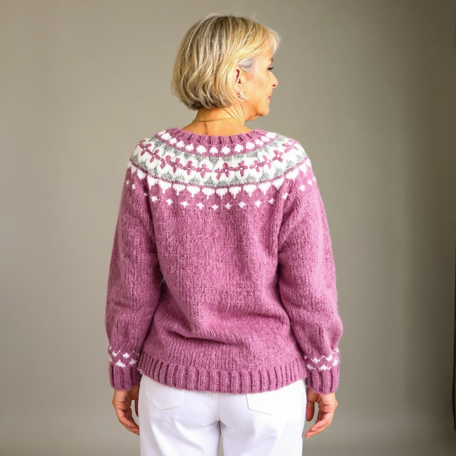 Maya | Vintage Isländische Strickjacke