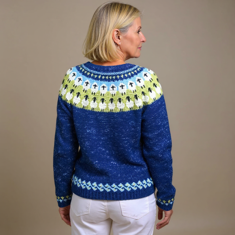Sophie | Vintage Isländische Strickjacke