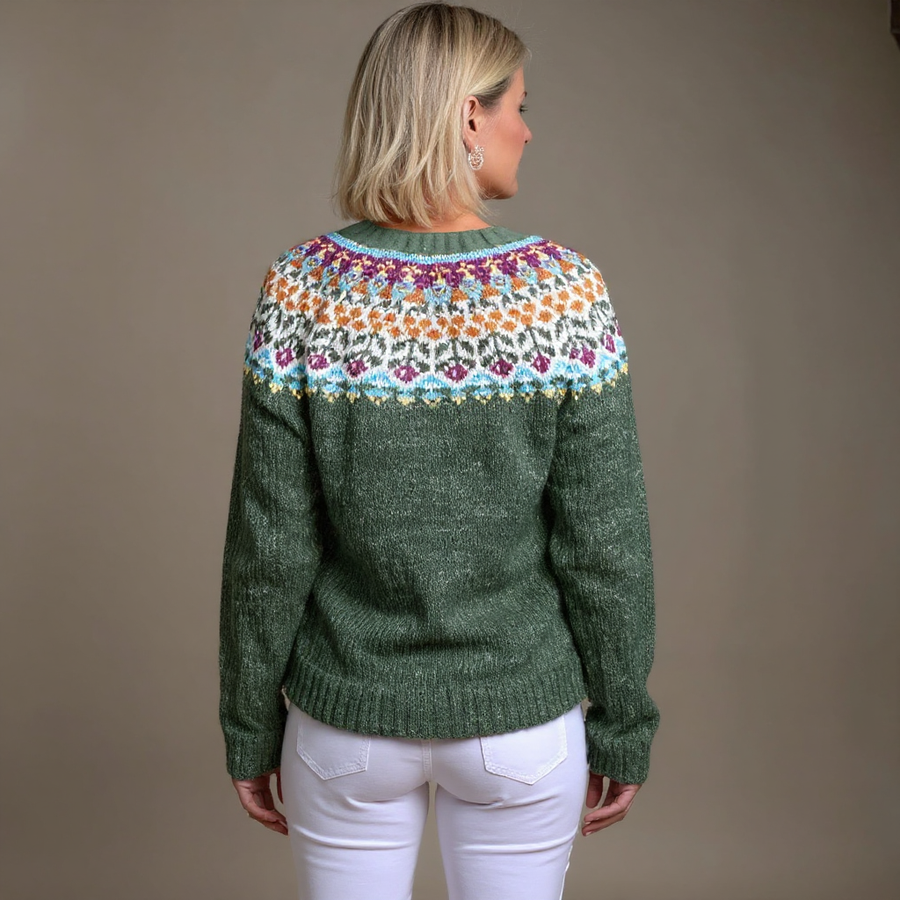 Sofie | Vintage Isländische Strickjacke