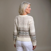 Bailey | Vintage Isländische Strickjacke