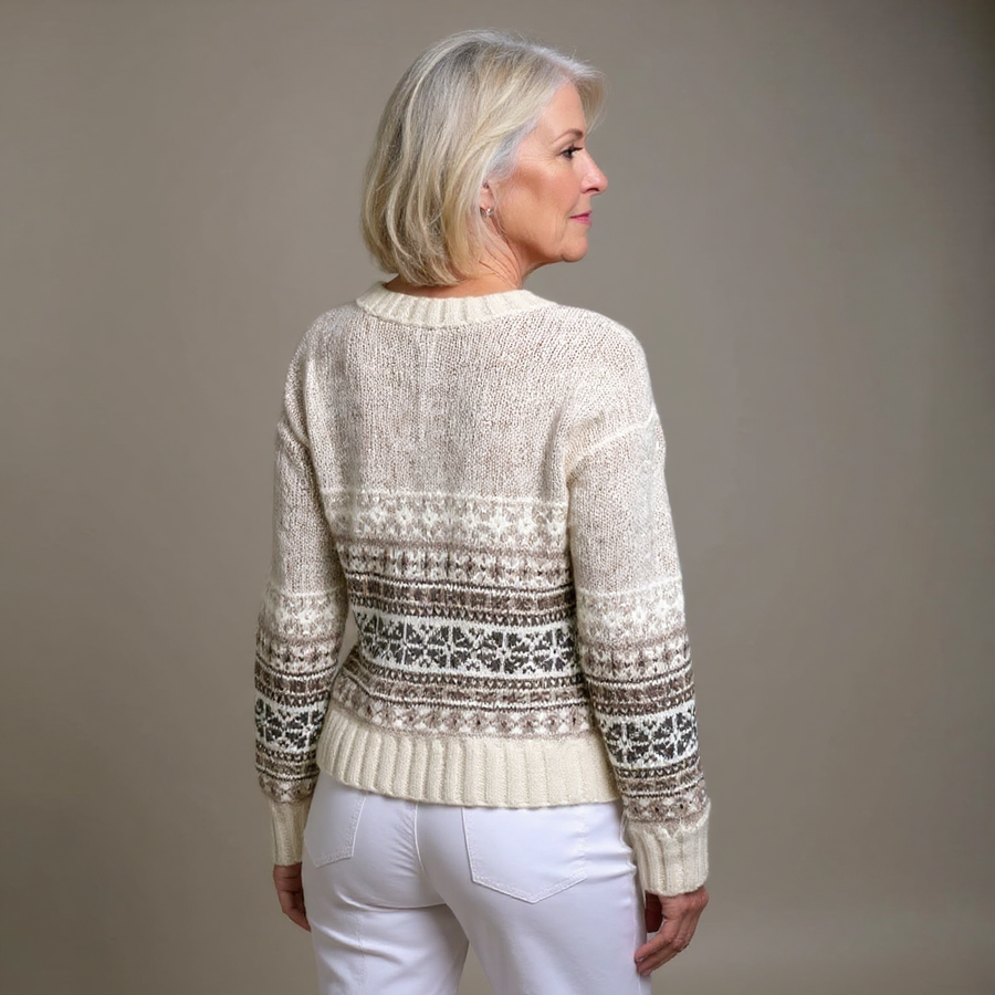 Bailey | Vintage Isländische Strickjacke