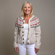 Madelyne | Vintage Isländische Strickjacke
