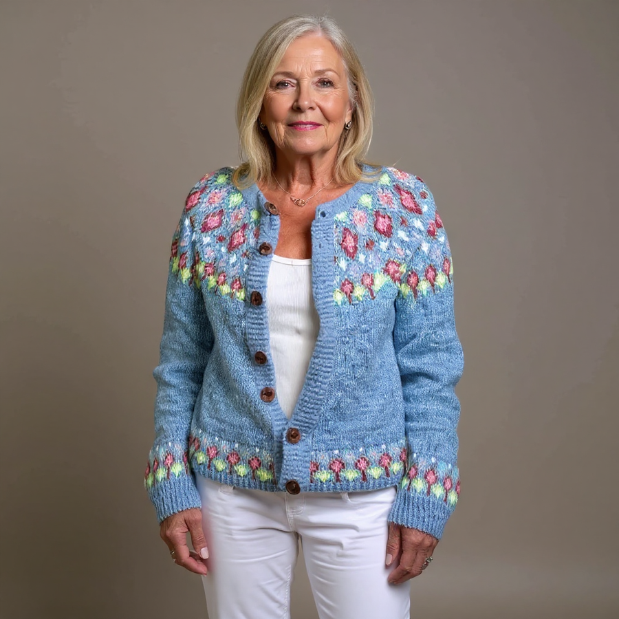 Quinnie | Vintage Isländische Strickjacke