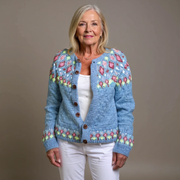 Quenne | Vintage Isländische Strickjacke