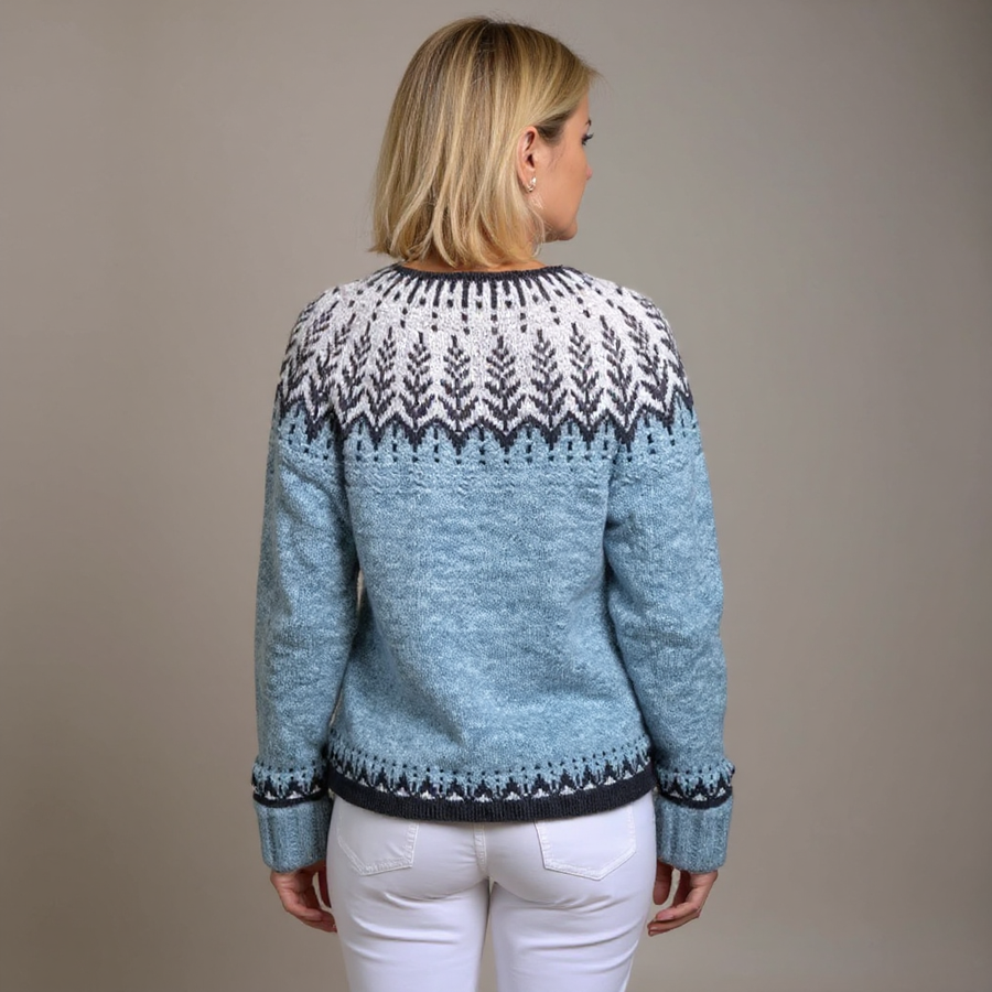 Clara | Vintage Isländische Strickjacke