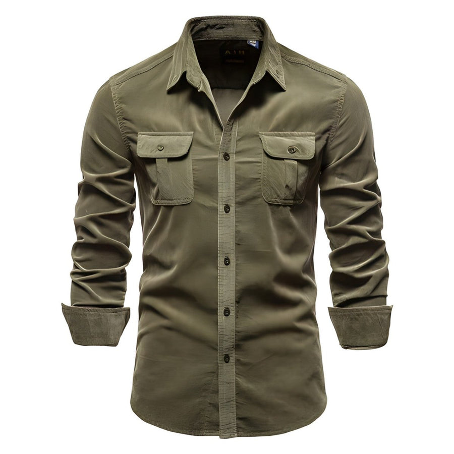 Freizeithemd Kurzarm Herren Slim Fit
