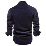 Freizeithemd Kurzarm Herren Slim Fit