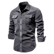 Freizeithemd Kurzarm Herren Slim Fit