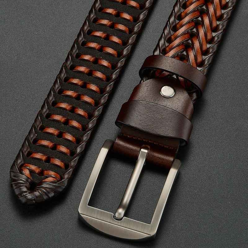 Geflochtener Ledergürtel Herren